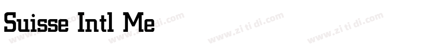 Suisse Intl Medium字体转换